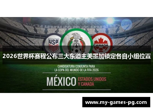 2026世界杯赛程公布三大东道主美墨加锁定各自小组位置